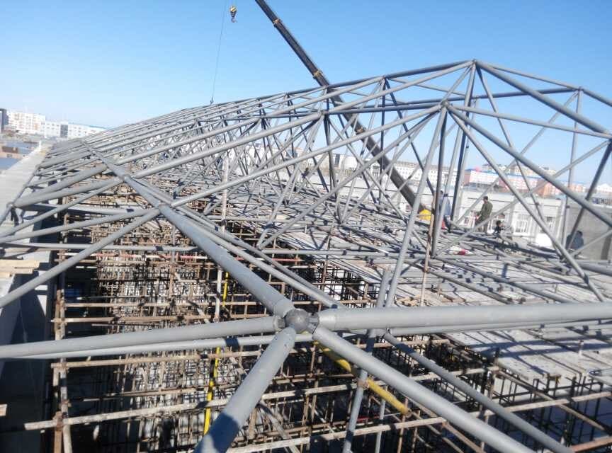 偃师商贸城屋顶网架工程