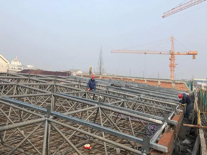 偃师四小体育馆网架